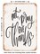 DECORATIVE METAL SIGN - Eat Pray Give Thanks - Vintage Rusty Look